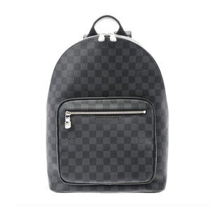 Louis Vuitton Graphite Black Josh NM Black Canvas Backpack Daypack